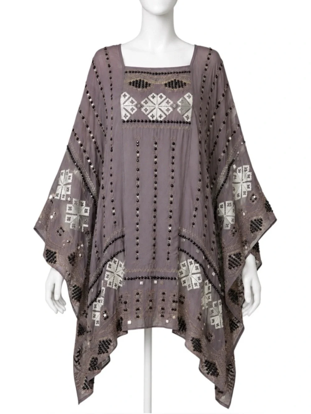 Rare Free People One LIMITED Collection Beaded Embroidered dress